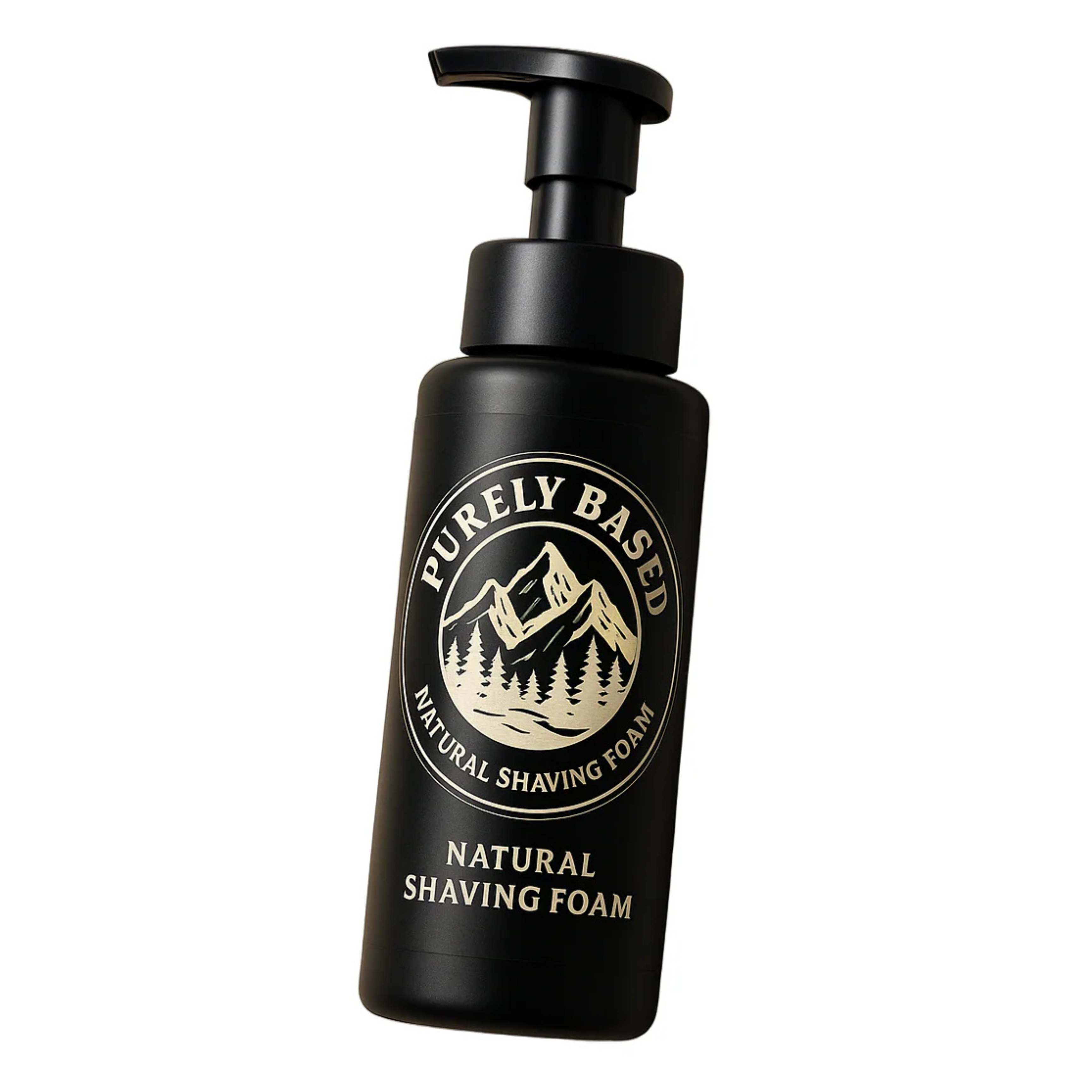 Natural based shaving foam
